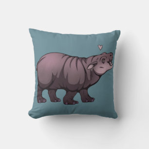Baby Pigmy Hippo Cushion
