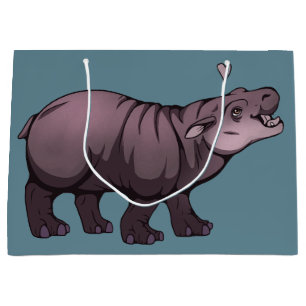 Baby Pigmy Hippo Large Gift Bag