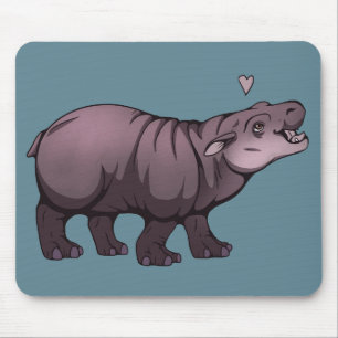 Baby Pigmy Hippo Mouse Pad