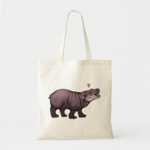 Baby Pigmy Hippo Tote Bag