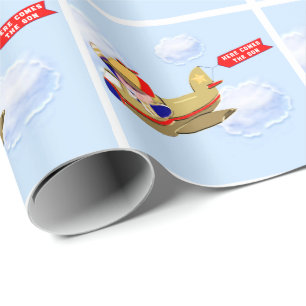 Baby Pilot Wrapping Paper
