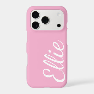 Baby Pink Bliss Custom Name Cursive Script