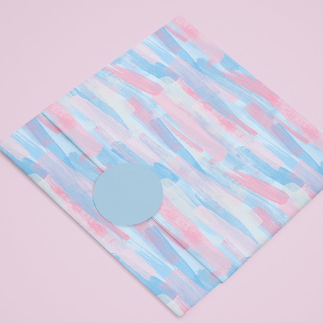 Baby pink & blue Happy Mother's Day Tissue Paper (Baby pink & blue Happy Mother's Day Tissue Paper)