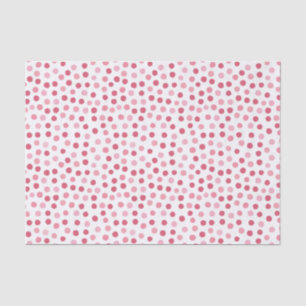 Baby Pink Cute polka dots tissue paper