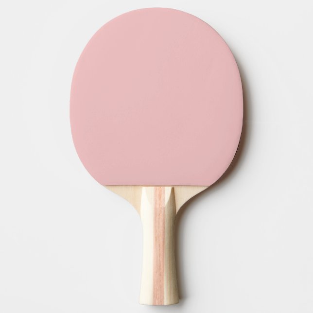 Baby Pink Durable Colour Matched Ping Pong Paddle (Front)