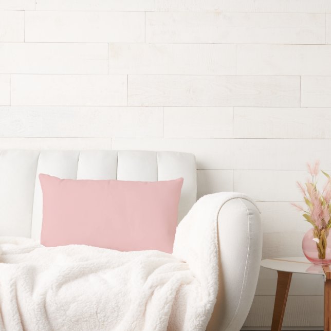 Baby Pink Lumbar Pillow (Couch)