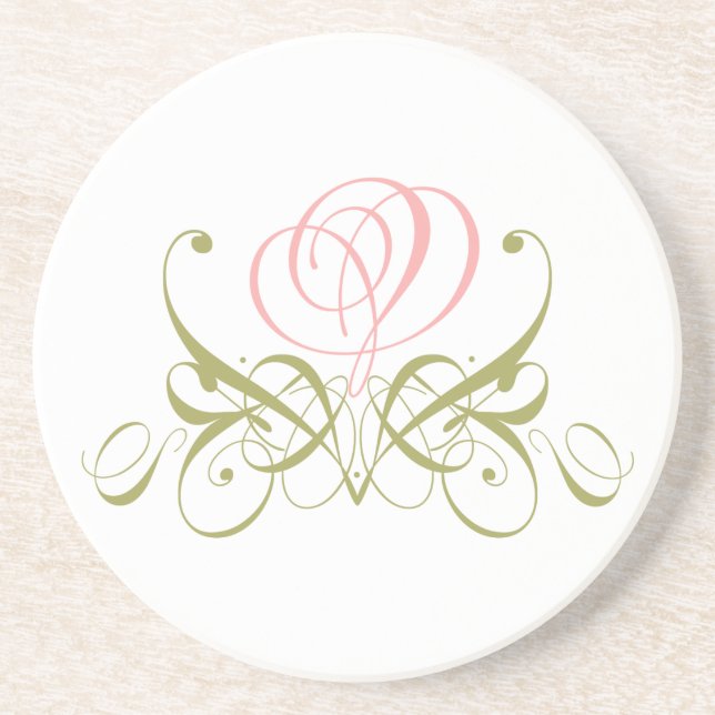 Baby Pink Rose Coaster (Front)