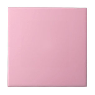 Baby pink solid colour ceramic tile