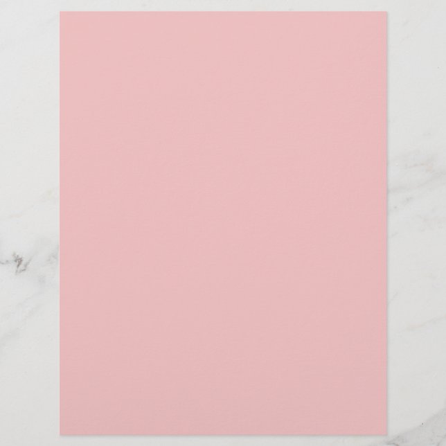  Baby pink (solid colour)  Custom Letterhead (Front)