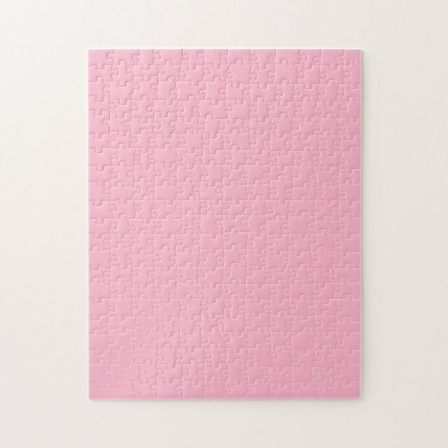 Baby pink  (solid colour)  jigsaw puzzle (Vertical)