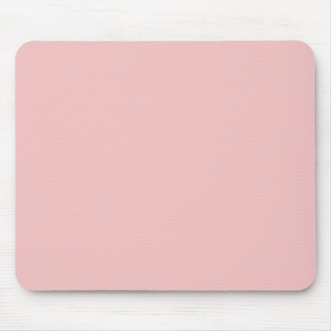  Baby pink (solid colour)  Mouse Pad (Front)