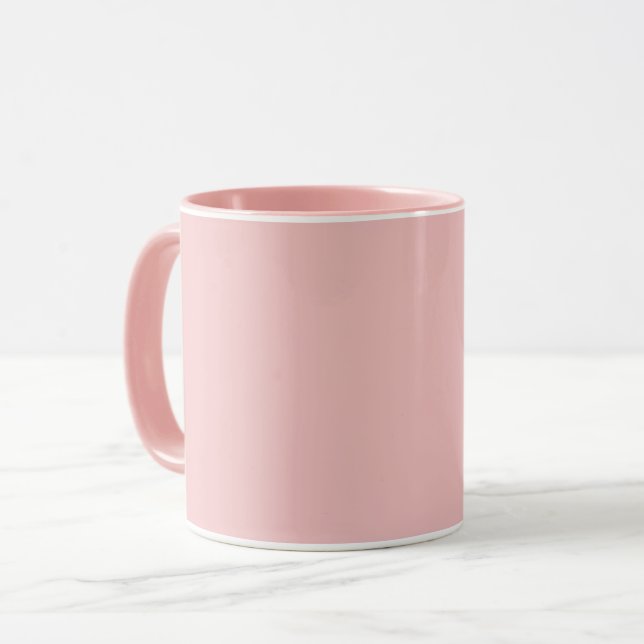  Baby pink (solid colour)  Mug (Front Left)