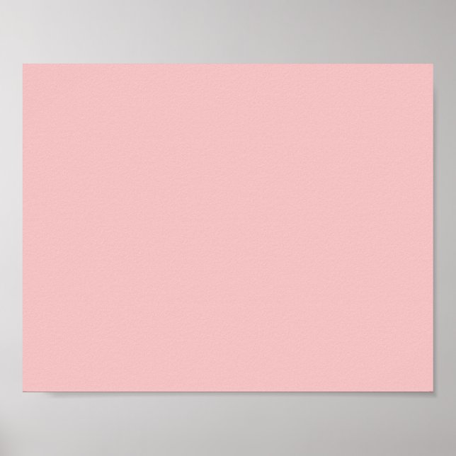  Baby pink (solid colour)  Poster (Front)