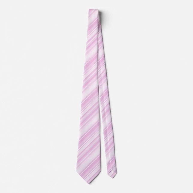 Baby pink stripes tie (Front)
