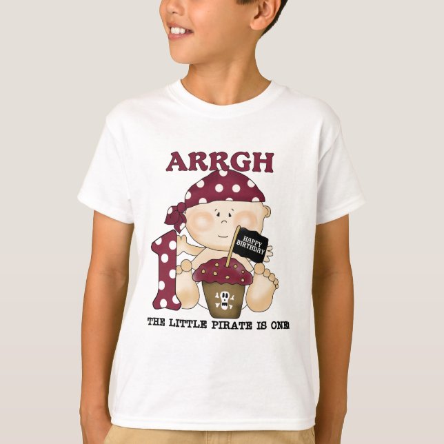 Baby Pirate 1st Birthday Tshirts and Gifts (Front)