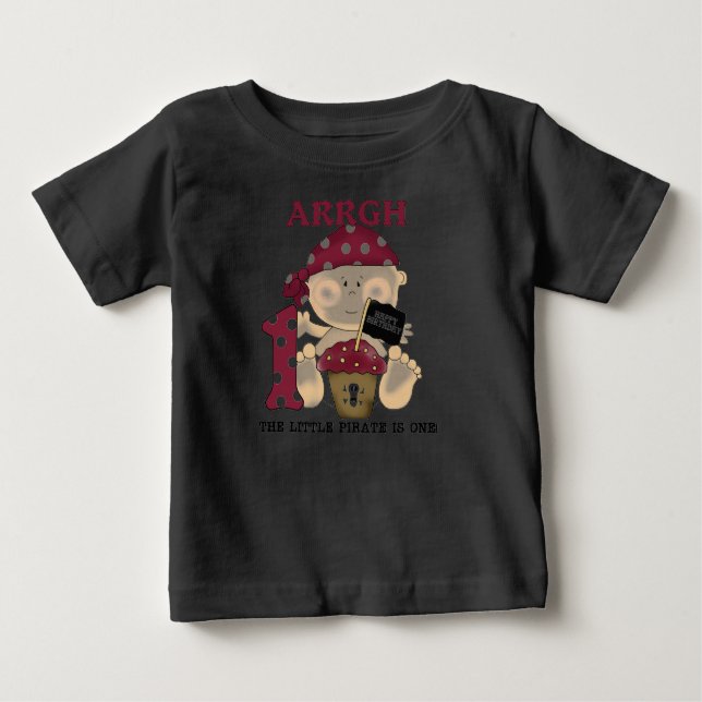 Baby Pirate 1st Birthday Tshirts and Gifts (Front)