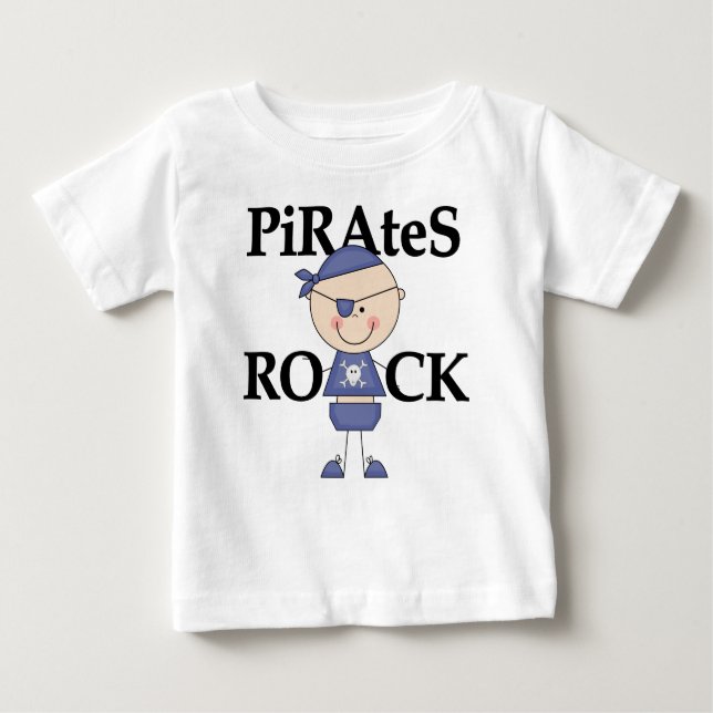 Baby Pirates Rock Tshirts and Gifts (Front)