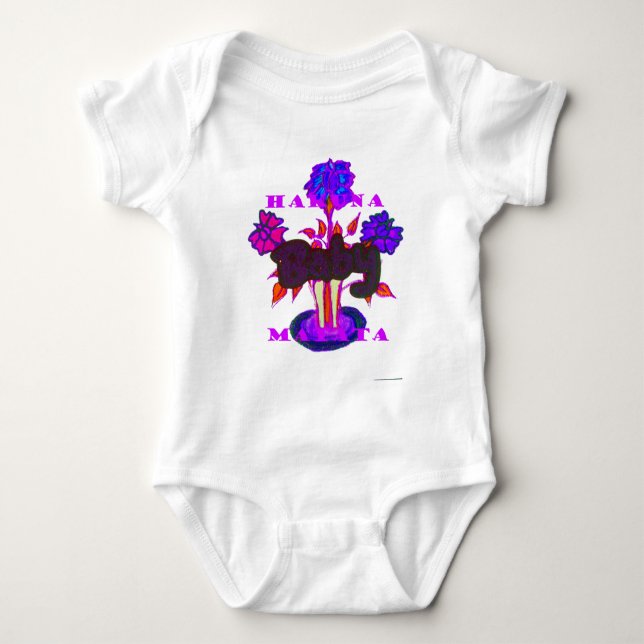 Baby plant Hakuna Matata gifts.png Baby Bodysuit (Front)