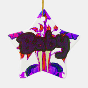 Baby plant Hakuna Matata gifts.png Ceramic Ornament