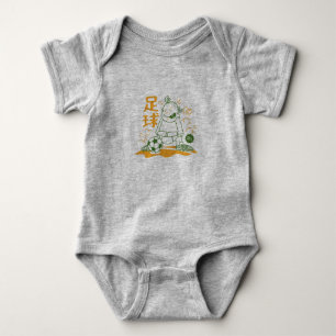 Baby Playing Soccer Sport Bodysuit