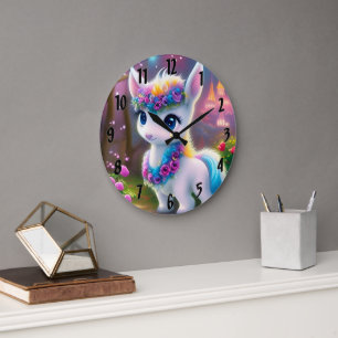 Baby Pony Large Clock