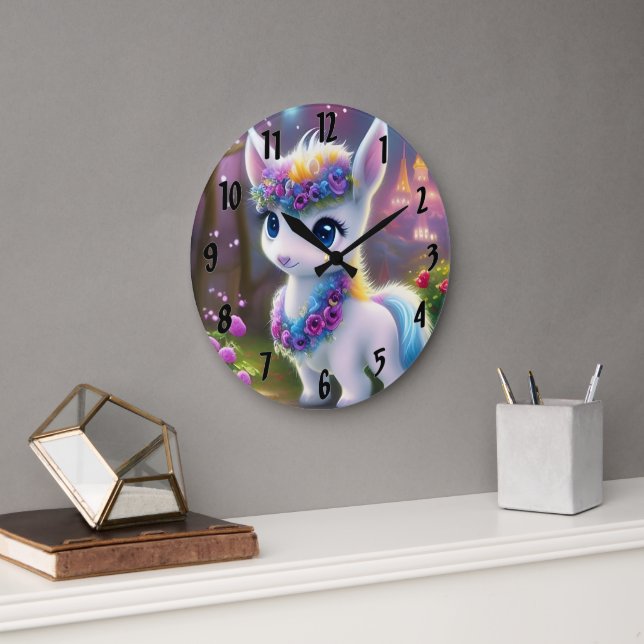 Baby Pony Large Clock (Office)