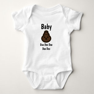 Baby Poop Emoji Baby Bodysuit