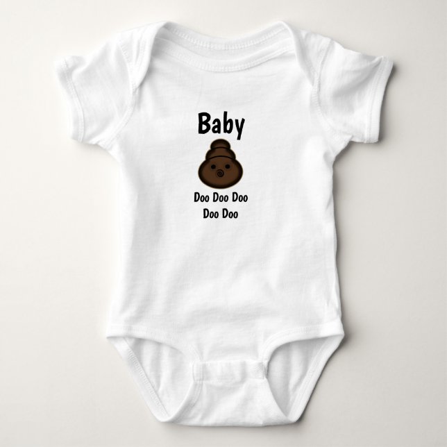 Baby Poop Emoji Bodysuit (Front)