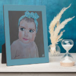 Baby Portrait Painting by Alfred Fox Plaque<br><div class="desc">Baby Portrait Painting by Alfred Fox.</div>