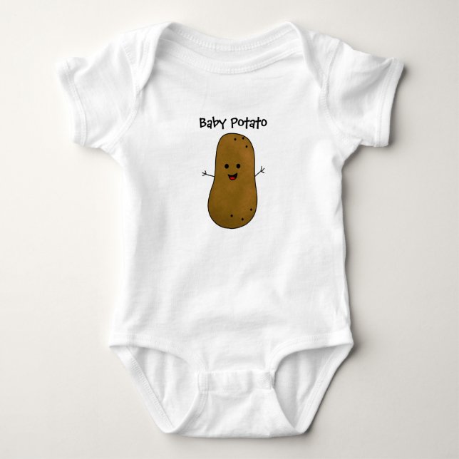 Baby Potato Customisable Bodysuit (Front)