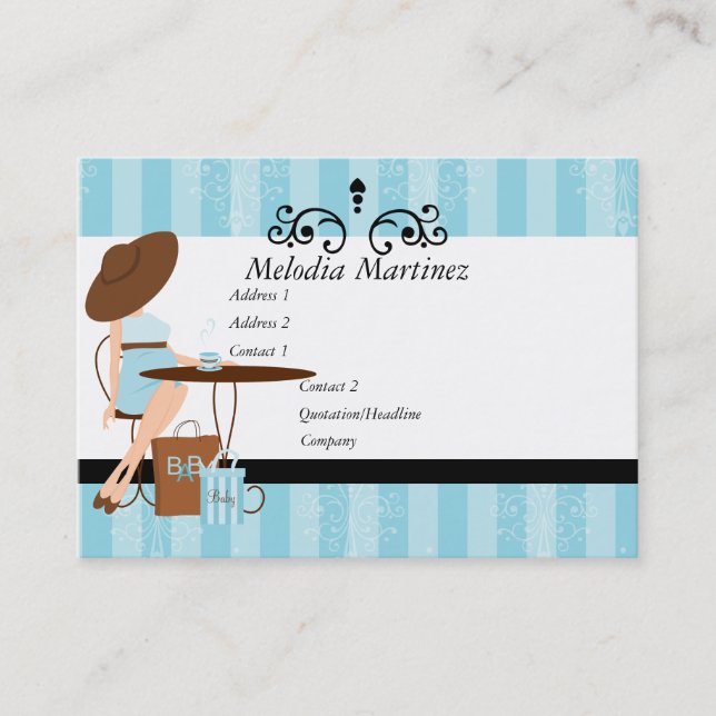 Baby Powder Business Card (Front)