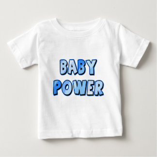 BABY POWER in Blue T-Shirt