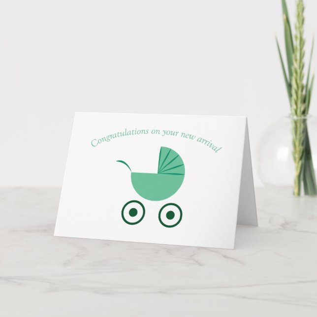 Baby Pram Card (Front)