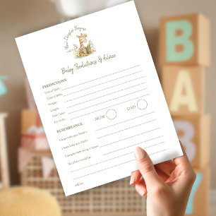  Baby Prediction  Game A New Chapter Begins  Invitation