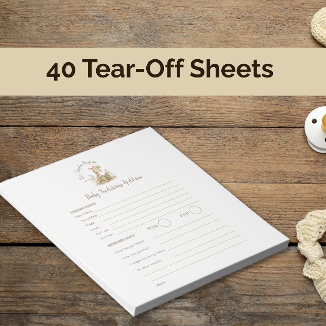  Baby Prediction Game New Chapter Begins Tear Off Notepad (Creator Uploaded)