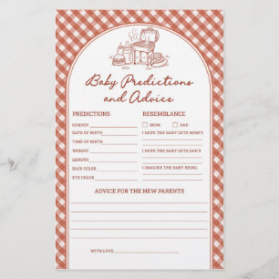 Baby Predictions and Advice Baby Q BBQ Baby Shower