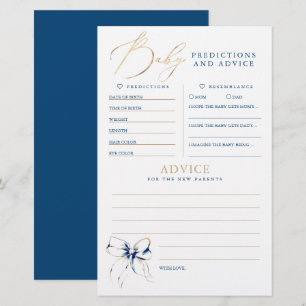 Baby Predictions and Advice Baby Shower Game