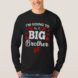 Baby Pregnancy Bday Big Bro Soon To Be Brothers T-Shirt