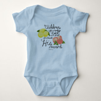 Baby Pretty Psalms 127:3 Blessing  Bodysuit