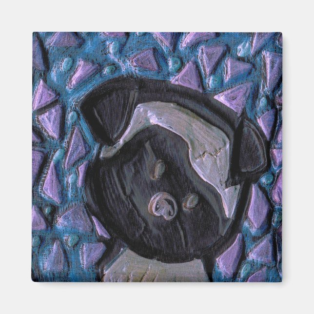 Baby Pug Magnet (Front)