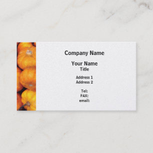 Baby Pumpkins - Platinum Finish Business Card