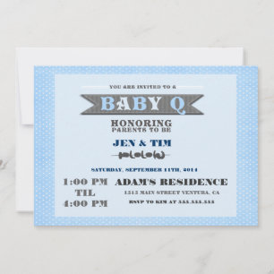 BaBy Q Baby Shower Invitation