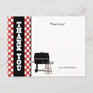 Baby Q Baby Shower Thank you note BBQ