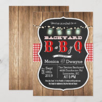 Baby Q BabyQ Couples Shower BBQ Invitation