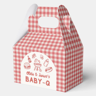 Baby Q Backyard BBQ Baby Shower Favour Boxes