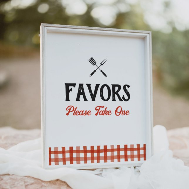 Baby Q Barbecue Baby Shower Favours Sign (Creator Uploaded)