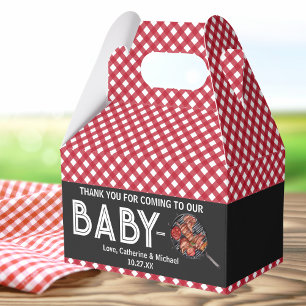 Baby-Q BBQ Barbecue Baby Shower  Favour Box