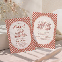 Baby Q BBQ Cookout Couples Baby Shower