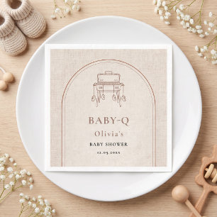 Baby Q Terracotta Arch Kettle Grill Booties Square Napkin