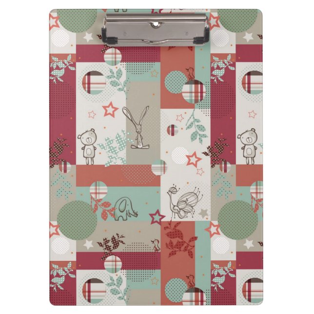 Baby Quilt Pattern 2 Clipboard (Front)